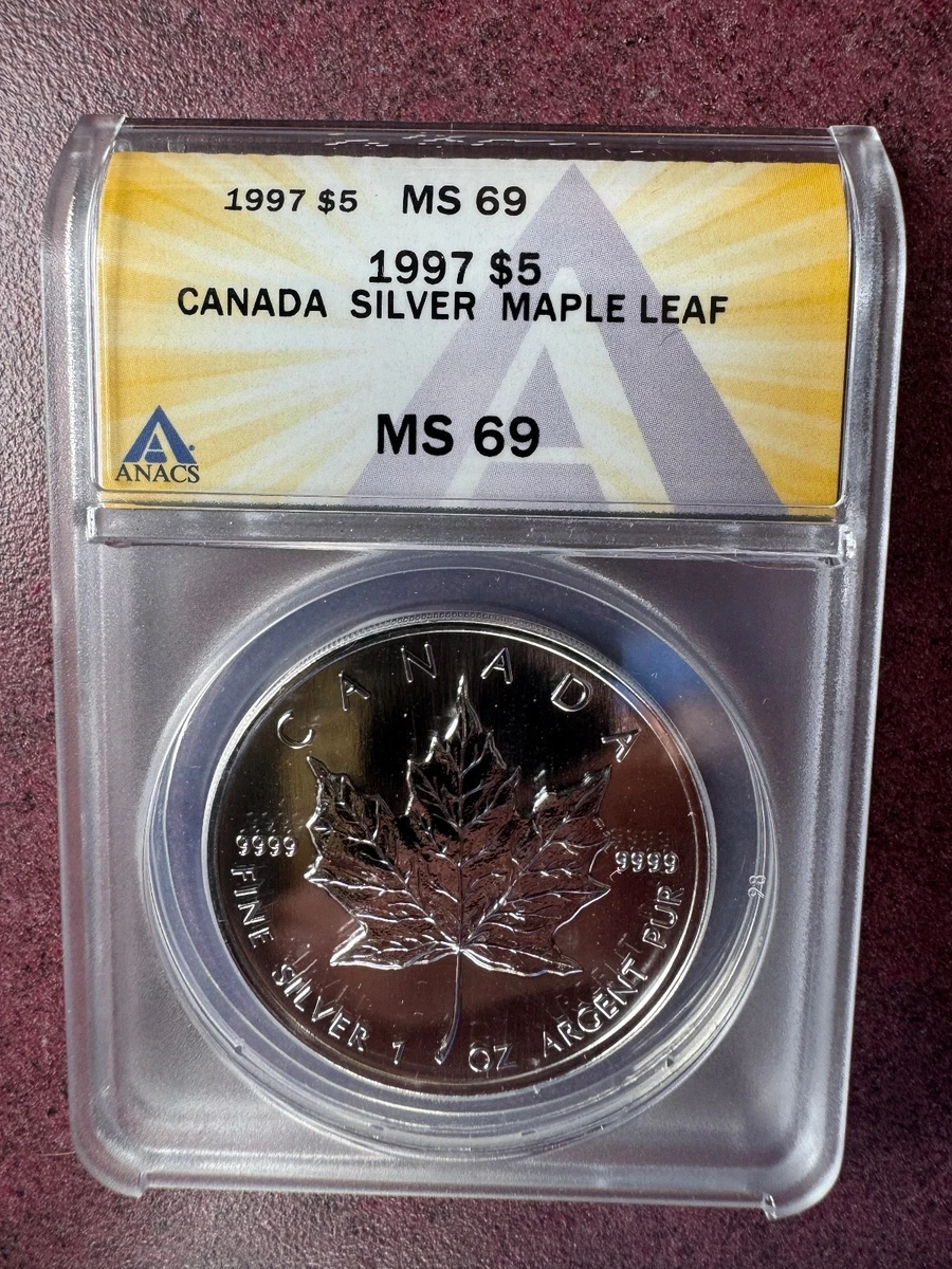 Canadian Maple Leaf MS 69 Silver Bullion Coins for sale | eBay