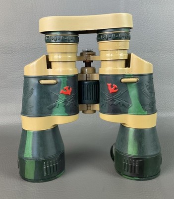VINTAGE CCCP 20 X 50 WA RUSSIA COATED OPTIC FORTE BINOCULAR W/ COMPASS