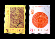 Poland 2 Stamp Sc 1982 1983 the International Philatelic Exhibition 1973 Used OG