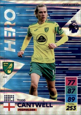Panini Premier League 440 - Todd Cantwell - Hero - 2021/2022