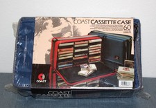 NEW SEALED - COAST AC-60 Audio Cassette Tape Carry Case Holds 60 - FREE SHIPPING