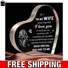 Gifts for Wife Anniversary from Husband, Wife Birthday Gifts, to My Wife Acrylic