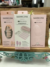 LOT 3 Pkgs Dashing Diva Glaze Starter Kit,Watermelon Glaze, Pale Blush Glaze NIP