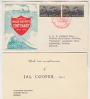 INDIA 1953 *INDIAN RAILWAYS CENTENARY* official FDC compliments of JAL COOPER