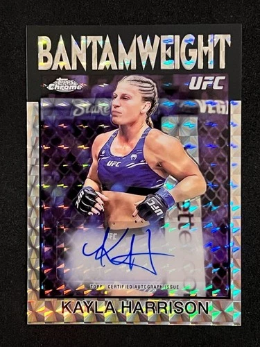 2026 Topps Chrome UFC Kayla Harrison 1986 Signatures Geometric Auto #86S-KH