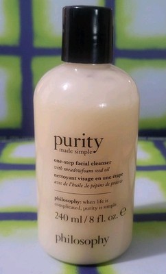 Philosophy Purity Made Simple One-Step Facial Cleanser- 240 mL / 8 oz -SEALED
