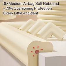 78.74 In Beige Baby Safety Corner Protector 10 Pieces Anti-Collision Strip