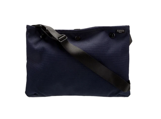 Bolso mensajero de nailon Porter-Yoshida & Co. - azul Foto 3 de 4