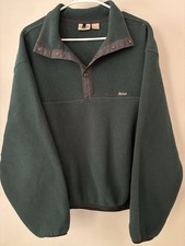 Vintage Woolrich Fleece Sweater Mens Large Gr...