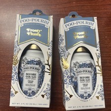 Poo Pourri Toilet Spray, Fresh Snow  Fresh Air  Balsam Fir, 2 Fl Oz 2 Pk