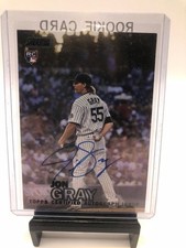 2016 Topps Stadium Club Auto Black /50 Jon Gray #SCA-JG Auto Rockies
