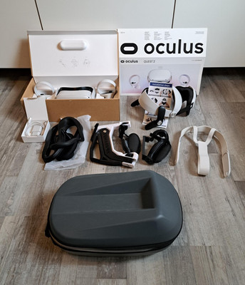 Oculus Quest 2 128GB Mit Viel Zubehör Und Gunstock