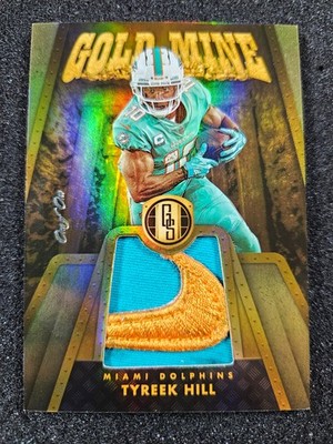   2023 Panini Gold Standard Tyreek Hill Mine Nike Logo Patch Premium #1/1
