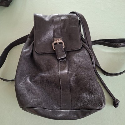 SPIKES & SPARROW Damen Rucksack -Echtleder Schwarz - Top Zustand !