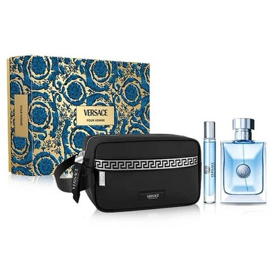 Versace Pour Homme Fragrance for Men 3 Piece Gift Set | eBay