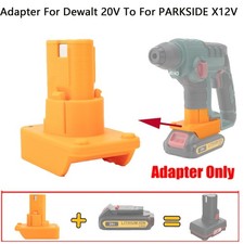 Battery Adapter For Dewalt 18V /20V Battery To For Parkside X12V Cordless Tools