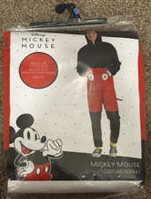 NEW Disney Mickey Mouse Complete Costume Adult Sz L/XL Sweatshirt Joggers Tail