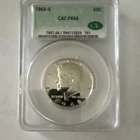 Kennedy 1968-S San Francisco Proof Half Dollar 50C Silver CAC PR66