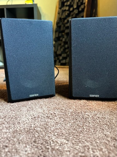 Edifier R980T Powered Bookshelf Speakers 24W RMS Wood Cabinet w/ Box ...