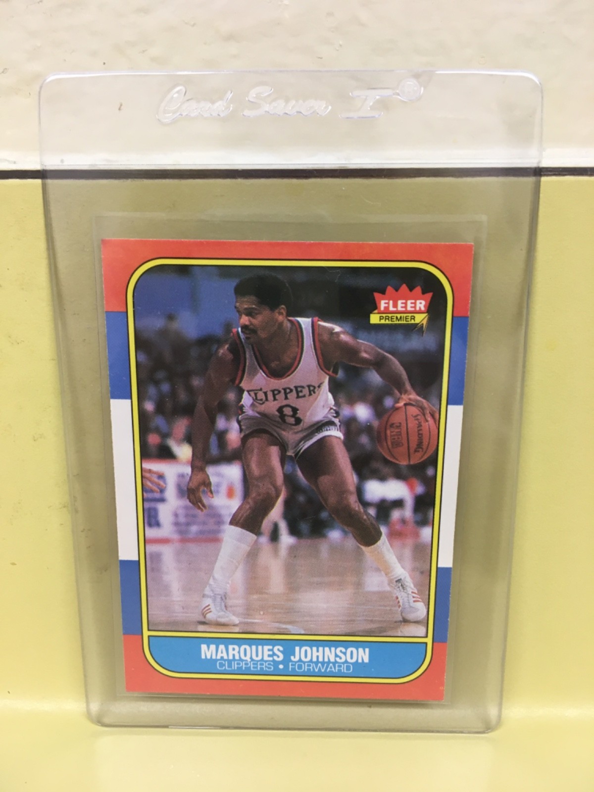 1986 Fleer NBA Marques Johnson Clippers 54
