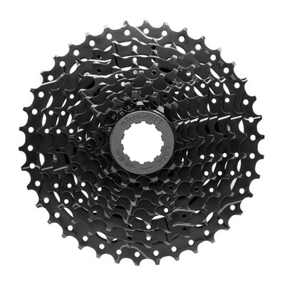 Microshift Advent Super Short Cassette - 9 Speed 11-38t Black ED Coated