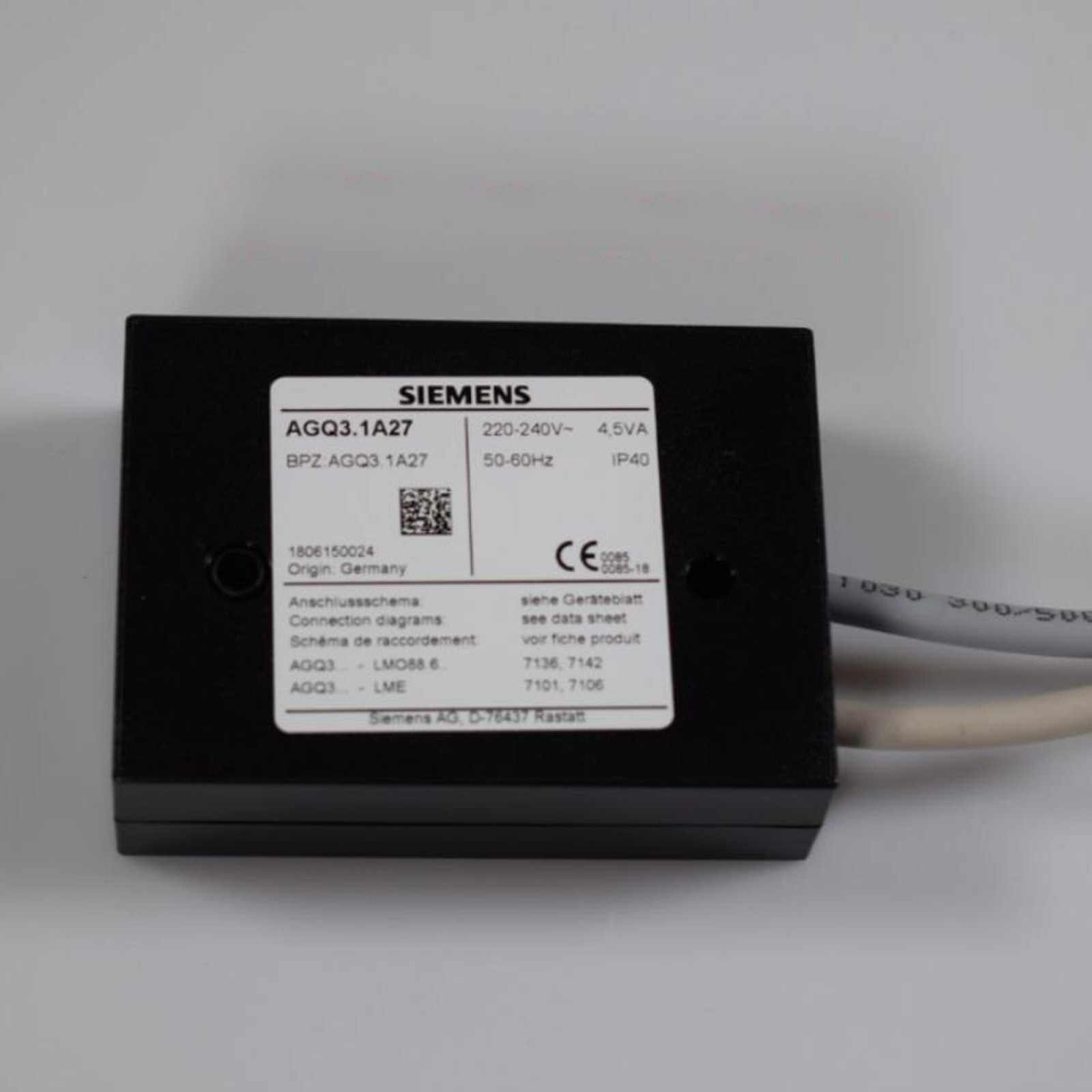 NEW AGQ3.1A27 control box FOR SIEMENS oil burner controller Fast Delivery-image