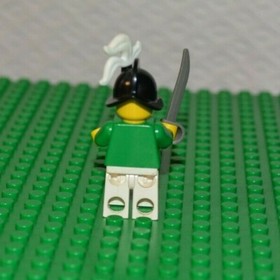 LEGO Pirates Green Imperial Armada Captain Minifigure Hat Plume 6280 6291 -PI014