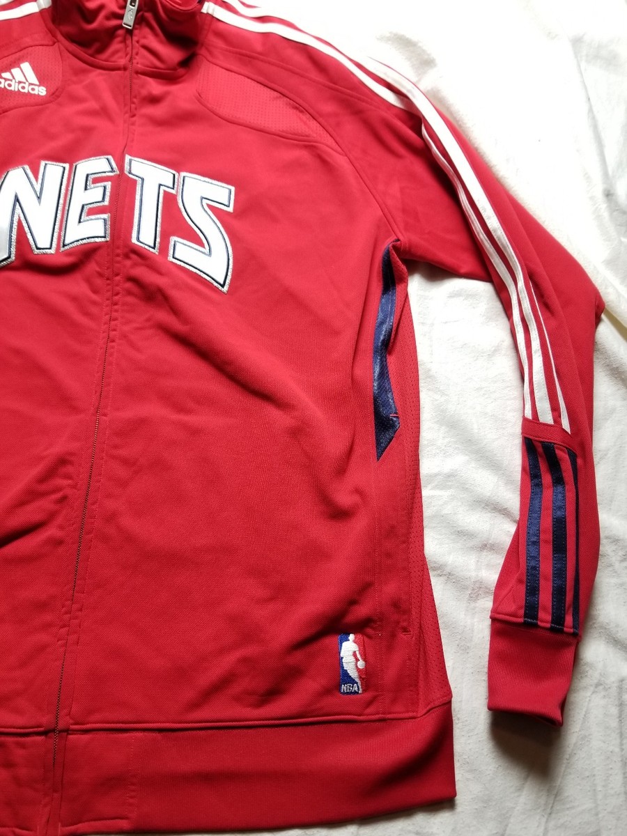 Vintage Adidas NBA Basketball Nets Authentics on Court Warm Up