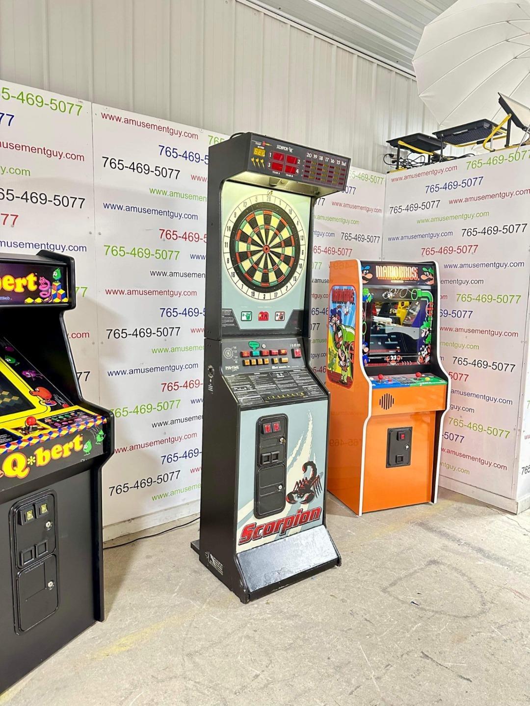 Scorpion by Merit Ind. Commercial Coin Operated Dart Board eBay