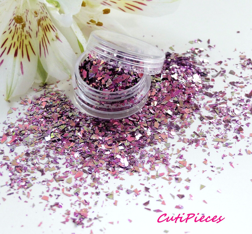 Nail Art Glitter Chameleon *SugarPlum* Mylar Flake Fine Shatter Pot ...