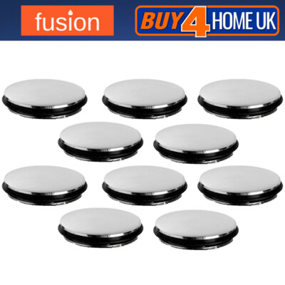 Set Steckkappen 38 mm - Easy Pop Up Click Clack Chrom Kreis Spüle/Becken Reparatur