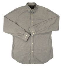 Banana Republic Button Down Shirt Medium Men's Blue Pocket Soft Wash Slim Fit