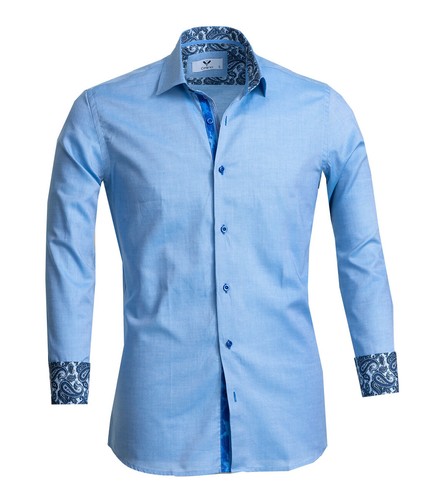 Cotton European Slim Fit Dress Shirt 