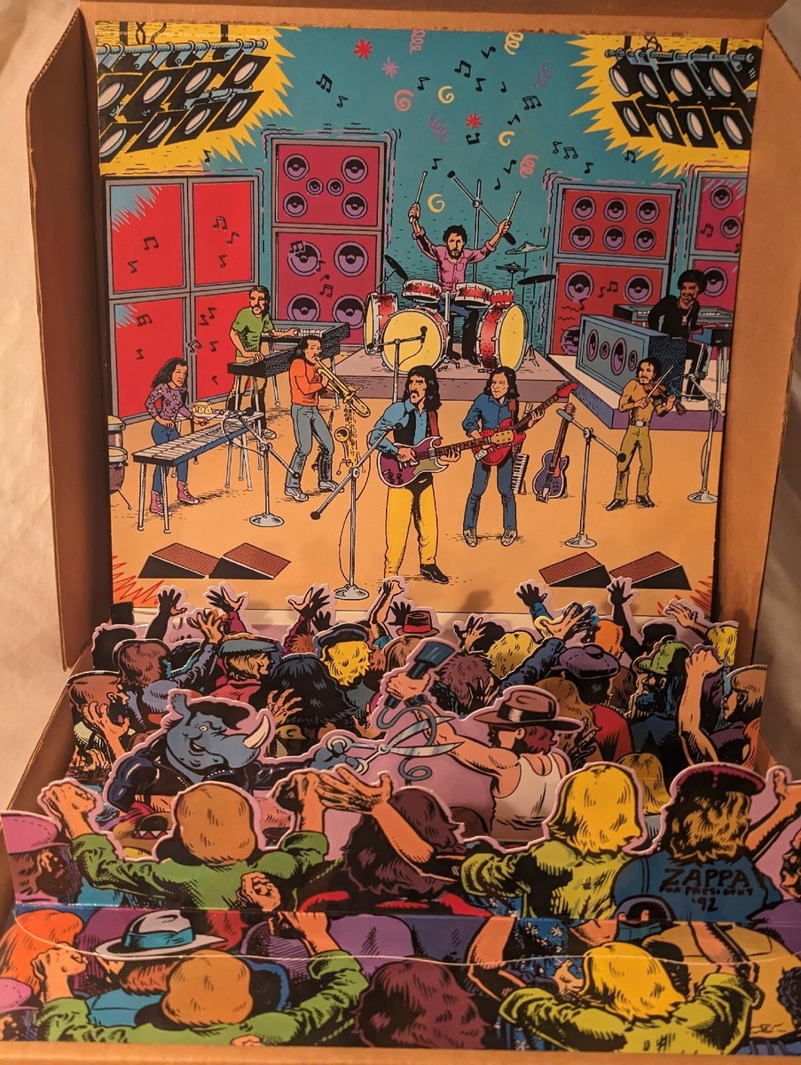 Frank Zappa Beat the Boots, 8 CD Pop-Up Box Set + Beret Rare Frank Zappa Beat the Boots, 8 CD Pop-Up Box Set + Beret Rare