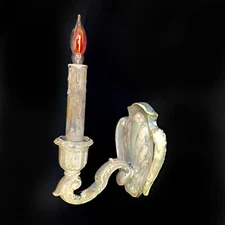 Antique  Sconce Light Mitchell Vance 1920s Art Nouveau Cast Iron Light