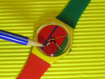 Original Swatch PROTOTYP / Vorserie - MC GREGOR - GJ100 - diffrent Swatch-Logo !