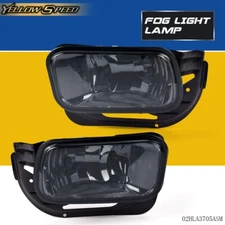 Fit For 2009-2012 Ram 1500/10-17 2500 3500 Smoke Lens Bumper Fog Lights Lamps