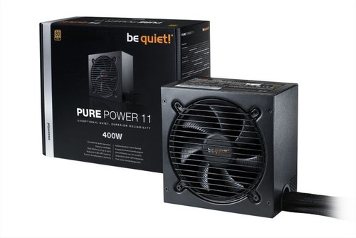 be quiet! Pure Power 11 400 Watt ATX V2.4 Netzteil 80+ Gold (120mm Lüfter) - Bild 1 von 5