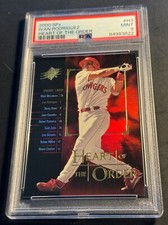2000 IVAN RODRIGUEZ SPx HEART OF THE ORDER #H3 PSA 9 POP 1  (622)