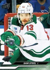 #339 Sam Steel - Minnesota Wild - 2023-24 Upper Deck Hockey
