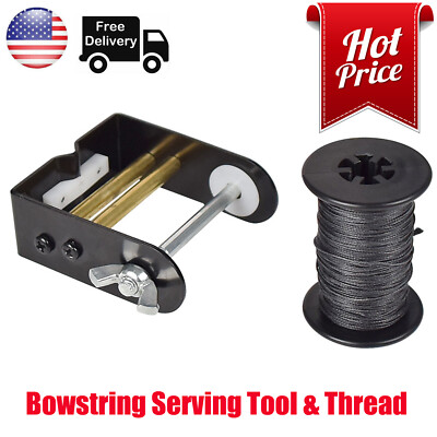 Bowstring Serving Tool & Thread 0.021'' Thick Archery Protecting Bow String New