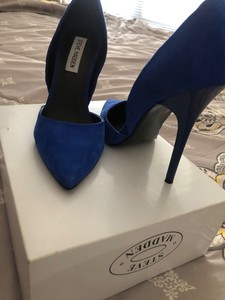 steve madden blue pumps