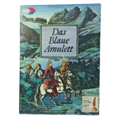Noris Das Blaue Amulett Board Game Vintage 1986