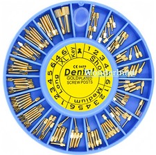30 Piezas De Postes De Titanio Para Endodoncia