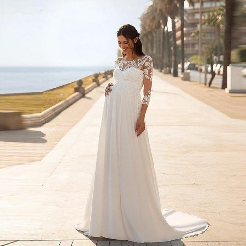Maternity Pregnant Weddings Dress O 