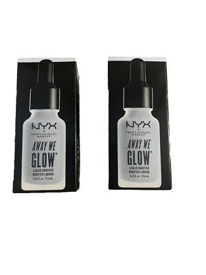 2 NYX AWAY WE GLOW AWGLB01 ZONED OUT LIQUID BOOSTER HIGHLIGHTER LAST ONE