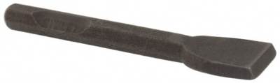 PRO-SOURCE 1-1/2'' OAL, 1/8'' Shank Diam, Flat Chisel Hex Drive, Hex Shank, All...