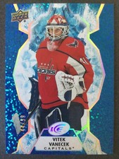 VITEK VANECEK  21/22 AUTHENTIC ICE ROYAL BLUE INSERT CARD  /99 SP