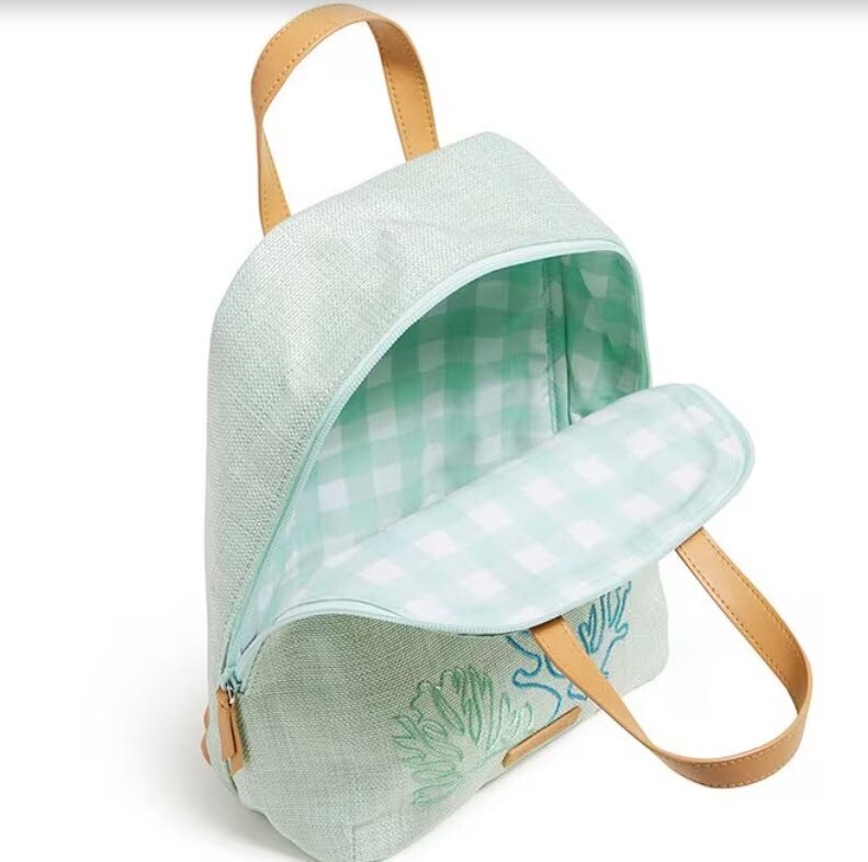 Vera Bradley Turtle Dream Straw Mini Totepack NWT | eBay display picture 3