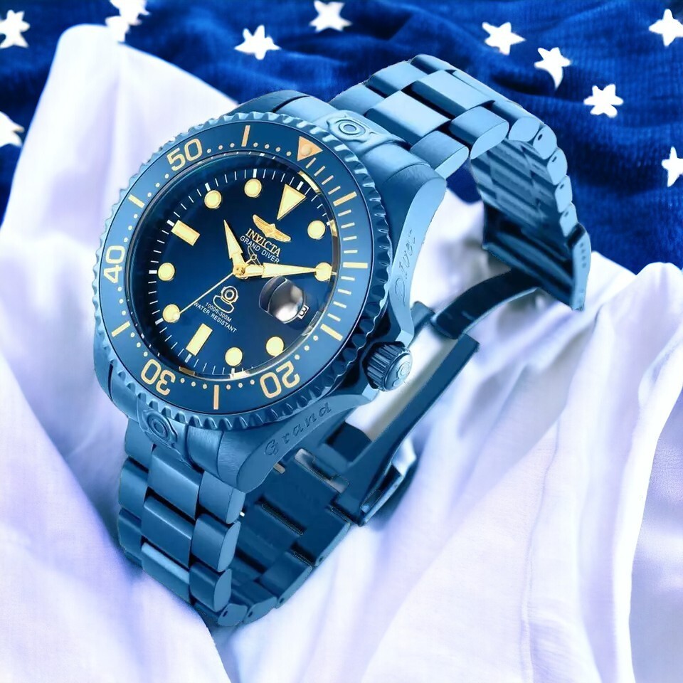 高級＆高防水モデル★自動巻き INVICTA Grand Diver 47542 高級＆高防水モデル☆自動巻き INVICTA Grand Diver 47542
